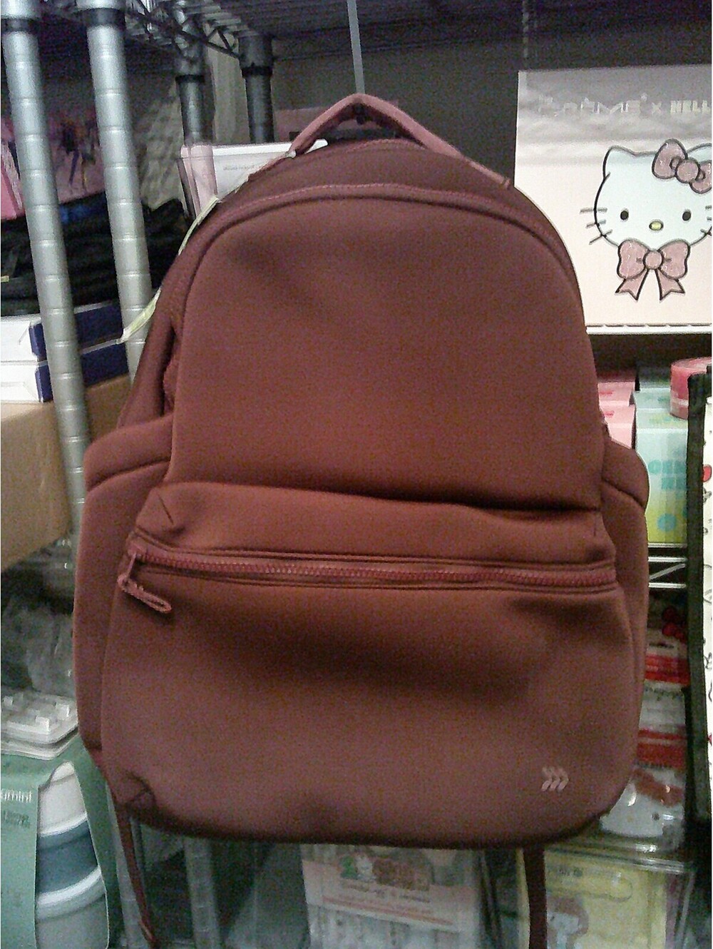 All In Motion Maroon Soft Shell Backpack